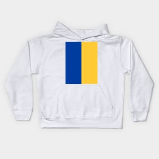 Leeds Blue & Yellow 1998 Half & Half Away Kids Hoodie